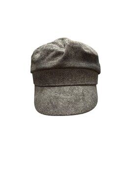 August Hat Company Gray Newsboy Bakerboy Cap Women's One Size 21-22 Inch